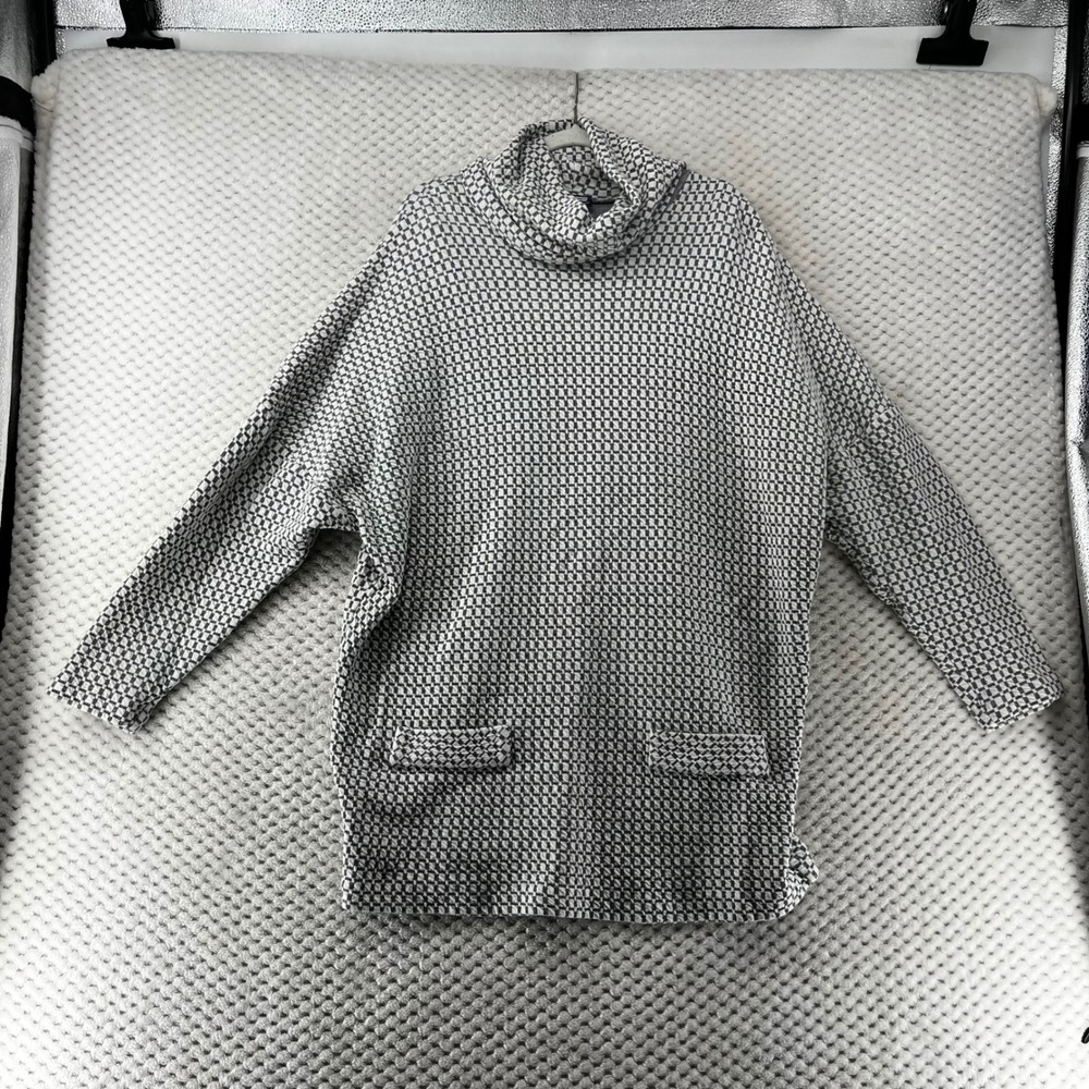 Oakbrook Tunic Top Cowl Neck ‎ Pockets Vintage Union Tag Laganlook 70s Large